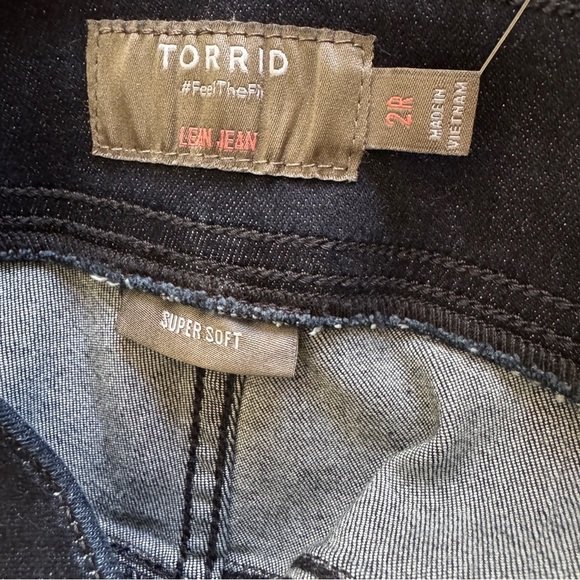 NWT Torrid Lean Super Soft Pull On Dark Wash Jeggings Size 2/US 2X (18-20) - Picture 5 of 8